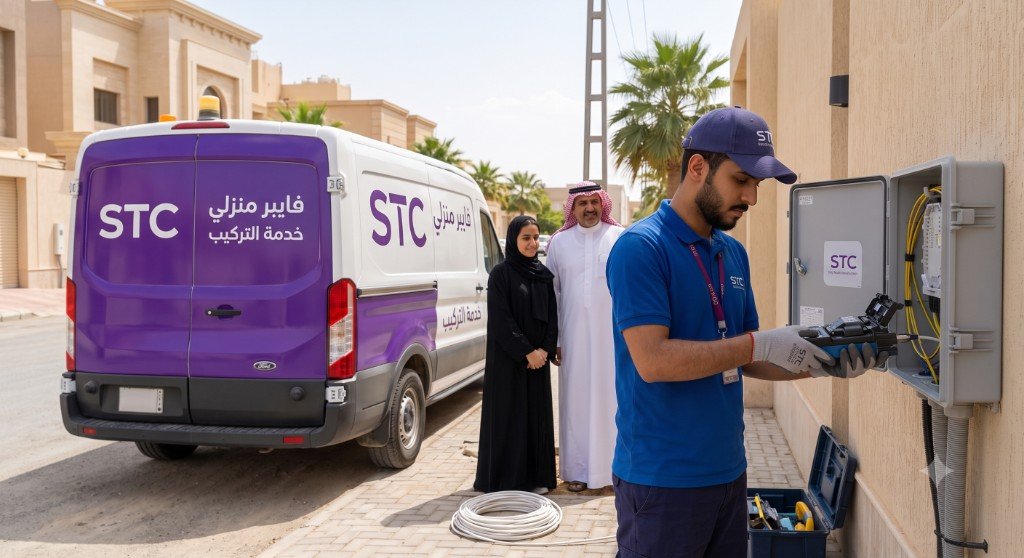 تركيب ألياف STC